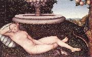 The Nymph of the Fountain fdg CRANACH, Lucas the Elder